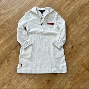 Polo Ralph Lauren Girls (5) White Sailor Dress